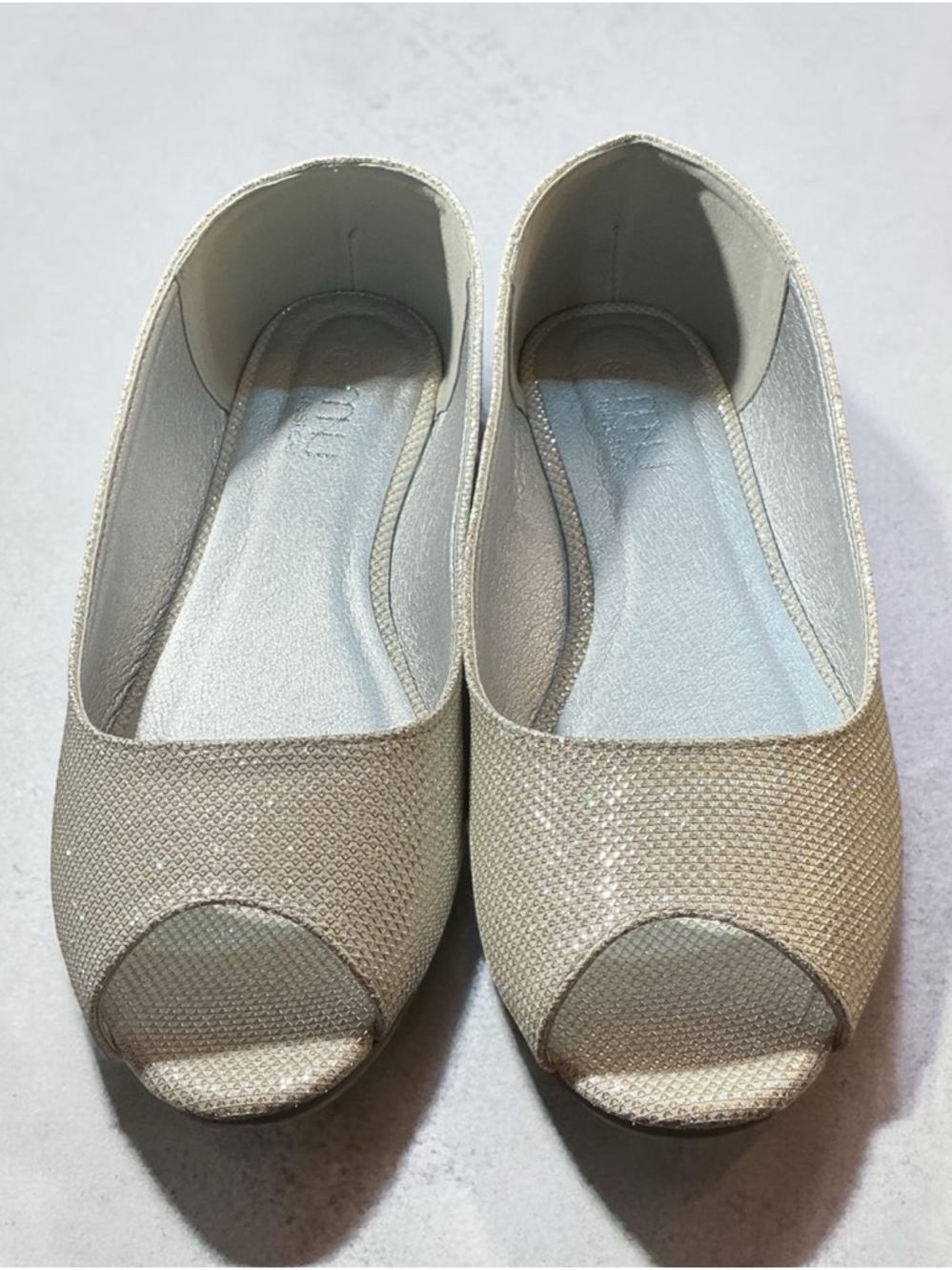 💟MUSSHOE Peep Toe Flat Shoes for Women Size:10
